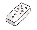 1 ounce på ost er på størrelse med en domino.