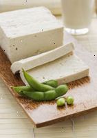 Foto af tofu og edamame Foto af tofu og edamame